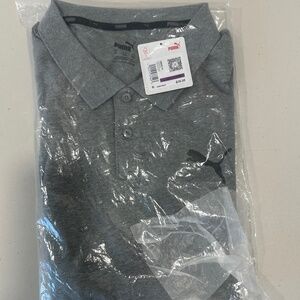 PUMA Essentials Men's Jersey Polo Gray Size XXL NWT